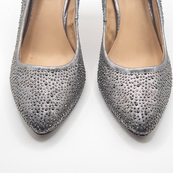 INC International Concepts Pumps Metallic Silver Size 10 Elegant - Picture 3 of 10